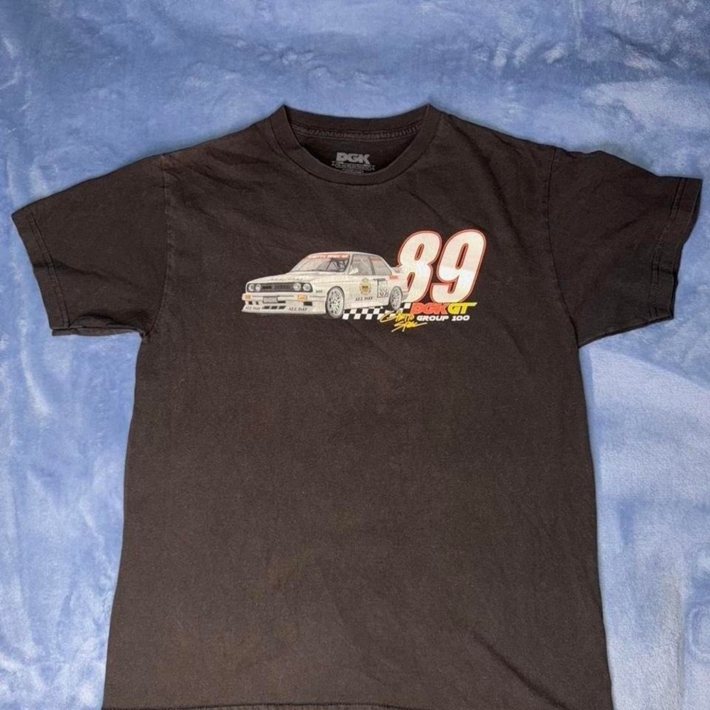 DGK Race car Graphic Tee Shirt,‎ Black men Size m  89 DGK GT Ghetto Spec GT